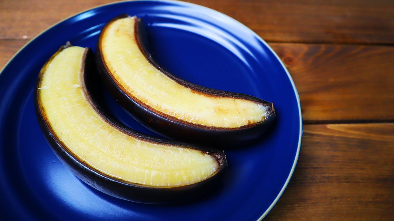 ホットクックで作った焼きバナナ